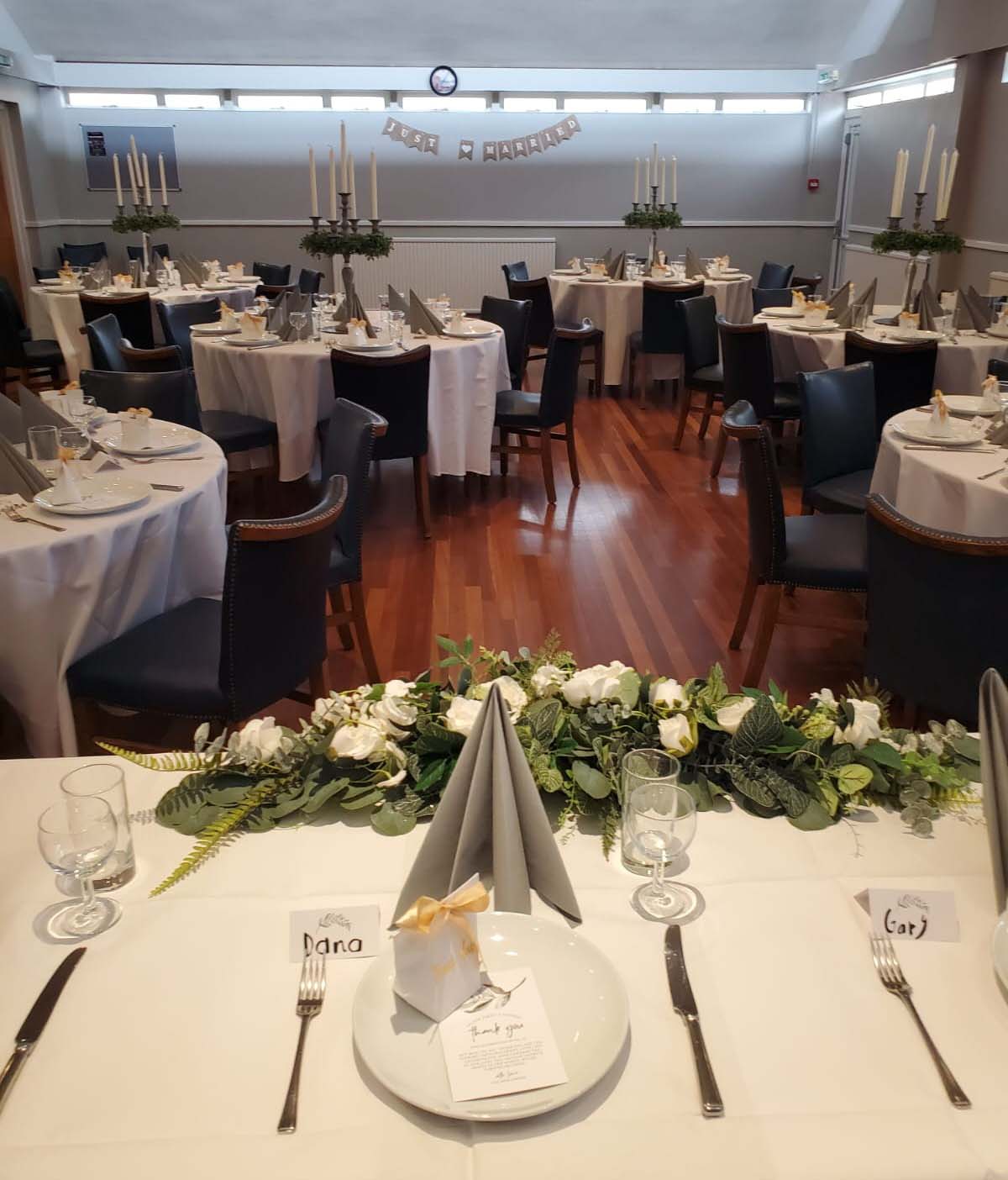 Marlow Masonic Centre wedding reception